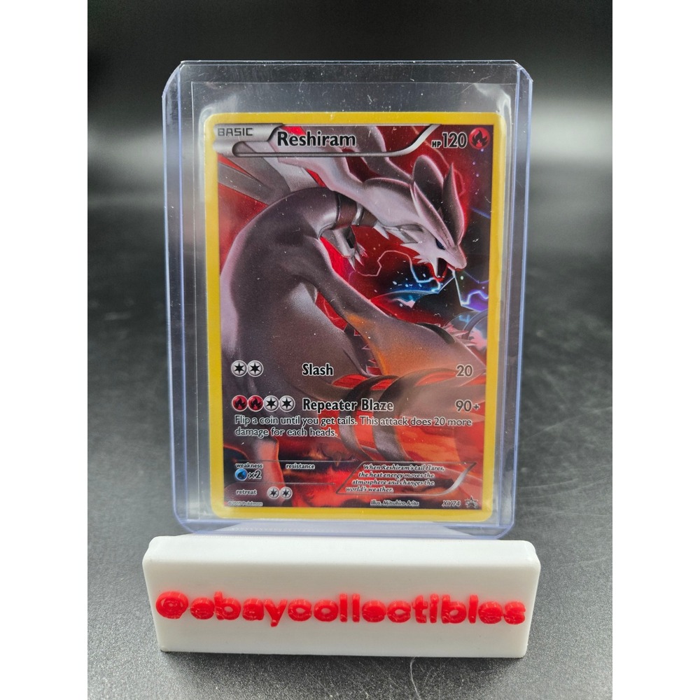 Pokemon Reshiram XY74 Full Art Holo Black Star Promo Card NM